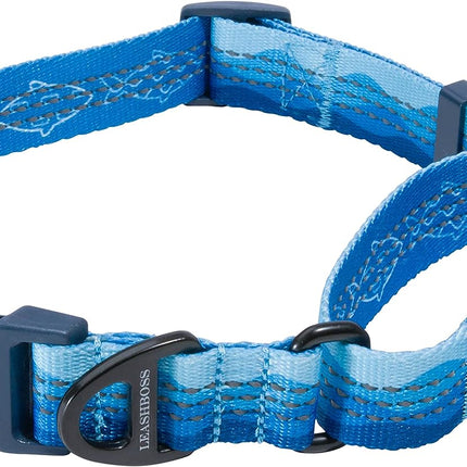 Martingale Collar for Dogs | Reflective Nylon Dog Collar for Large Dogs, Medium and Small Dogs | No Pull Pet Training Collar | Quick Release Buckle, Adjustable Pet Collar