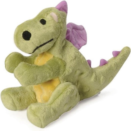 Bubble Plush Dragons Squeaky Dog Toy, Chew Guard Technology - Lime, Small