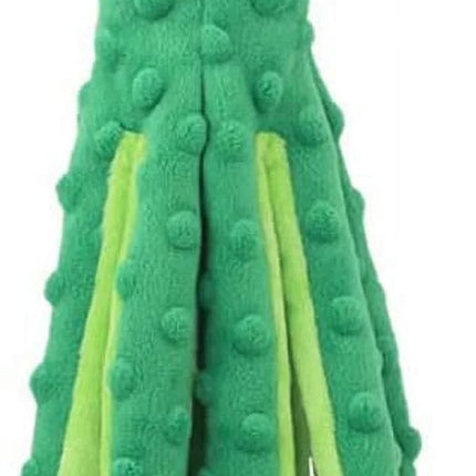 Squeaky Octopus Dog Toys for Large Dogs, No Stuffing Crinkle Paper Plush Dog Toys for Puppy Teething, Durable Interactive Dog Toys for Small Medium Dogs (Green)