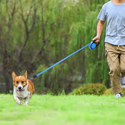 Retractable Dog Leash for Small Dogs, 16Ft anti Slip Handle Dog Leashes for Medium Dog, Blue