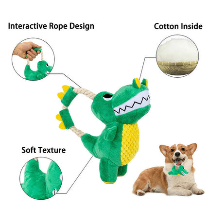 Durable Puppy Teething Toys, Squeaky Dog Plush Toys Pet Chew Toys for Small Medium Large Dogs