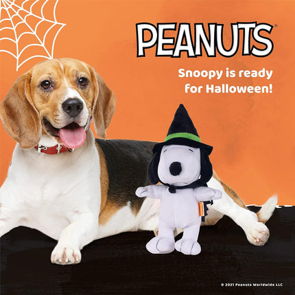 9 Inch Halloween Snoopy Witch Dog Toy | Medium Squeaky Dog Toy, Cute Snoopy Dog Chew Toy with Squeaker | Squeaky Dog Toys and Stuffed Dog Toys for All Dogs