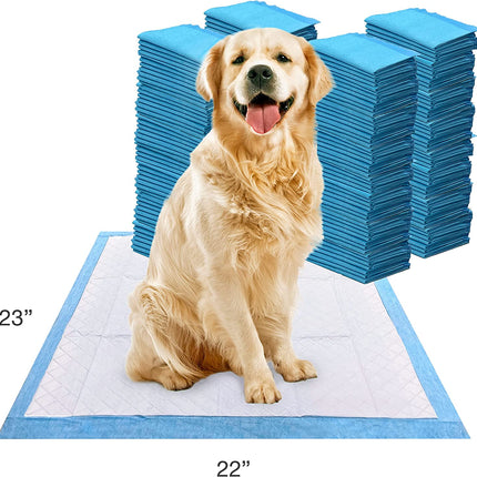 Wee-Wee Superior Performance Unscented Pee Pads for Dogs & Puppies, Quilted Leak-Proof Dog Housebreaking Potty Training Floor Protection, 22" X 23", 200 Count